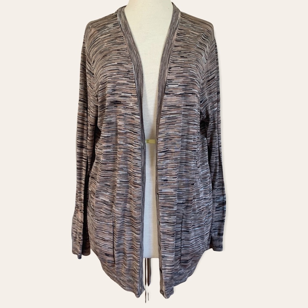 THE LIMITED XL Lightweight Brown Black White Cardigan